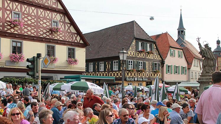 Das Bierbrauerfest im August lockt auch viele Touristen nach Bad Staffelstein.privat (Archiv)