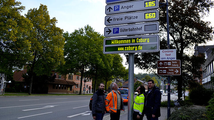 Coburg: Neues digitales Leitsystem erleichtert Parkplatzsuche - "wichtiger Service"