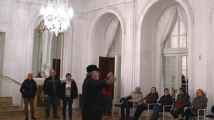 Auch dem Weißen Saal galt ein Besuch. Foto: Werner Vogel