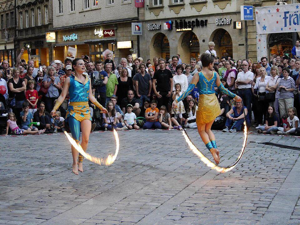 Vom 14. bis 16. Juli 2017 fand in Bamberg zum 19. Mal das internationale Straßen- und Varietéfestival "Bamberg Zaubert" statt.