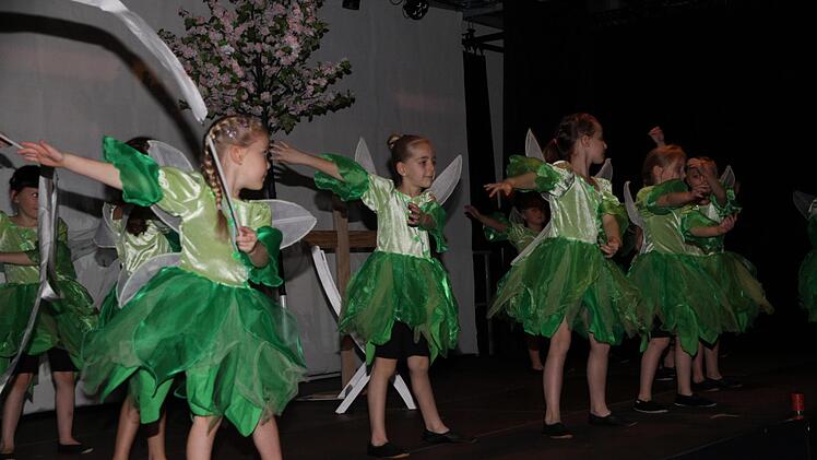Die Tanzaufführung der Kinder der Tanzschule "Tanzpunkt". Foto: Mathias Erlwein