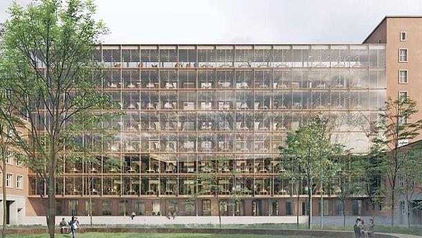 Das Modell des Siegerentwurfs