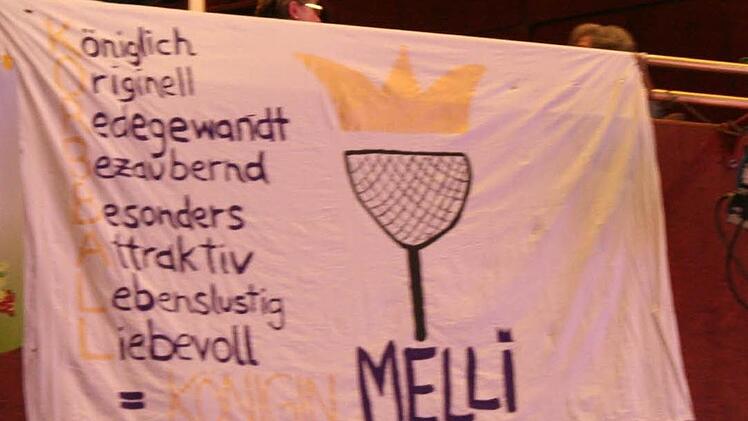 Plakat der Korbball-Kolleginnen von Melanie.