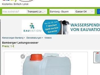 Kleinanzeige mit Lokalkolorit