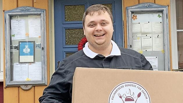 Marcus Müller mit seiner Lahner-Box Foto: privat