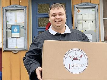 Marcus Müller mit seiner Lahner-Box Foto: privat