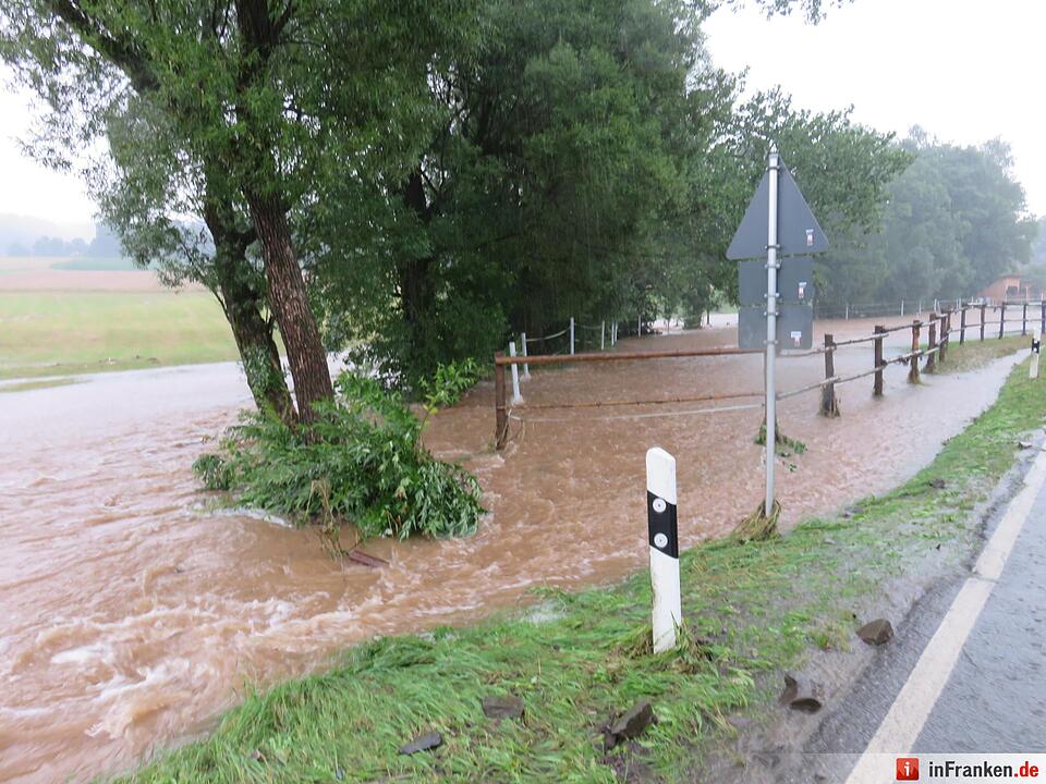 Schweres Unwetter im Kreis Kronach