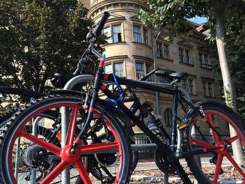 Die meisten von 79 Fahrradabstellanlagen in Bamberg, hier am Wilhelmsplatz, sind gut belegt. Nicht in jedem Fall handelt es sich aber um fahrbereite Räder.  Foto: MW