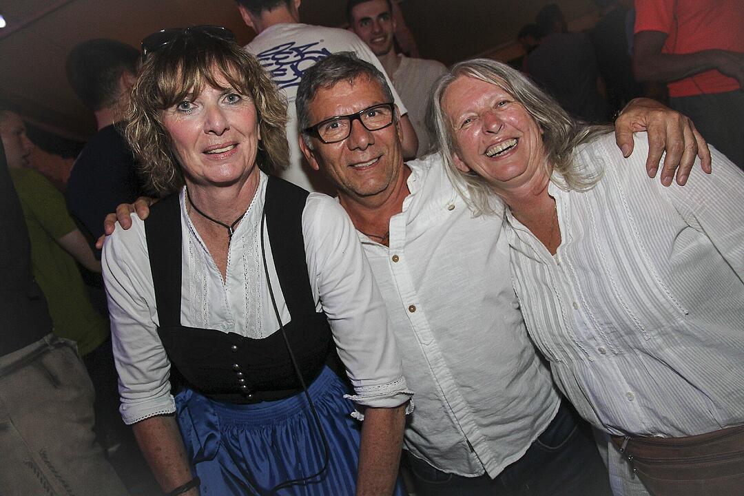 Am Montag spielte die Band "Radspitz".