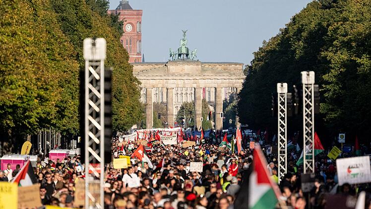 Demonstration für Gaza in Berlin