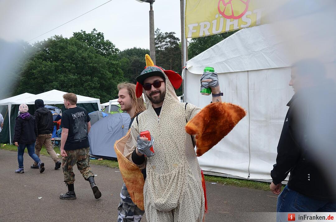 Rock im Park 2016: Besuch auf dem Zeltplatz