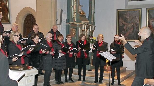 "Charisma" begeisterte in der Pfarrkirche St. Sebastian.  Foto: M. Erlwein