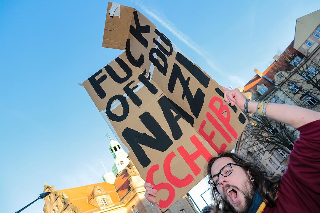 Fest der Demokratie, III. Weg und Anti-Nazi-Demonstrationen in Bamberg