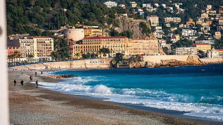 Nizza an der C&ocirc;te d'Azur in Frankreich