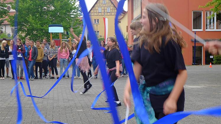 Feier an der Mittelschule Hammelburg  Foto: Gerd Schaar