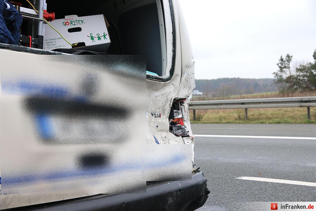 Unfall auf A3 bei Erlangen-West