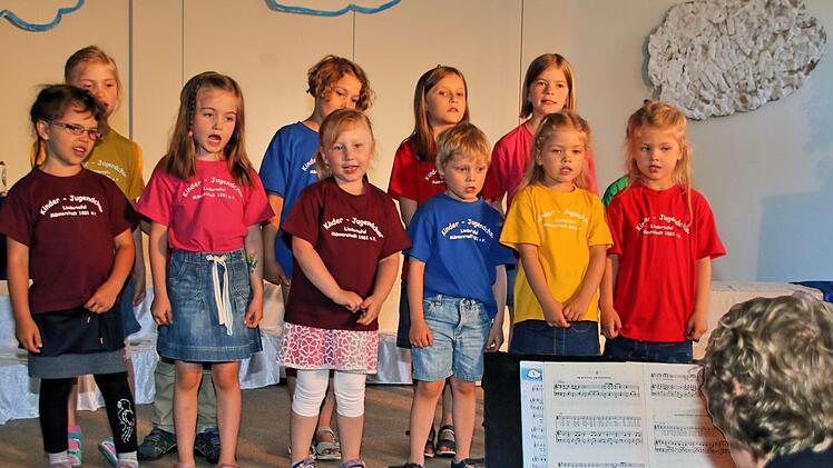 Musical-Aufführung des Kinder- und Jugendchors der Liedertafel 1881 Münnerstadt in der Alten Aula am Stenayer Platz.  Foto: Dieter Britz