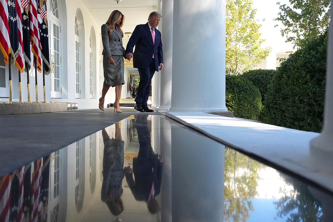 US-Pr&auml;sident Trump und Melania Trump zu Frauengesundheit