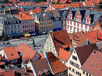 Blick auf die Coburger Innenstadt