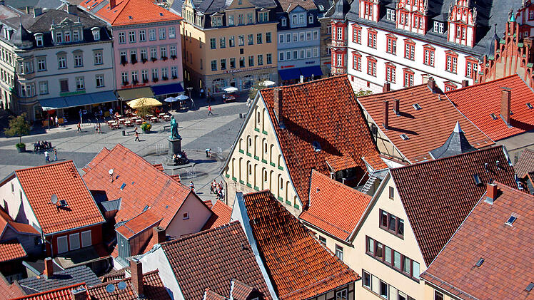 Blick auf die Coburger Innenstadt