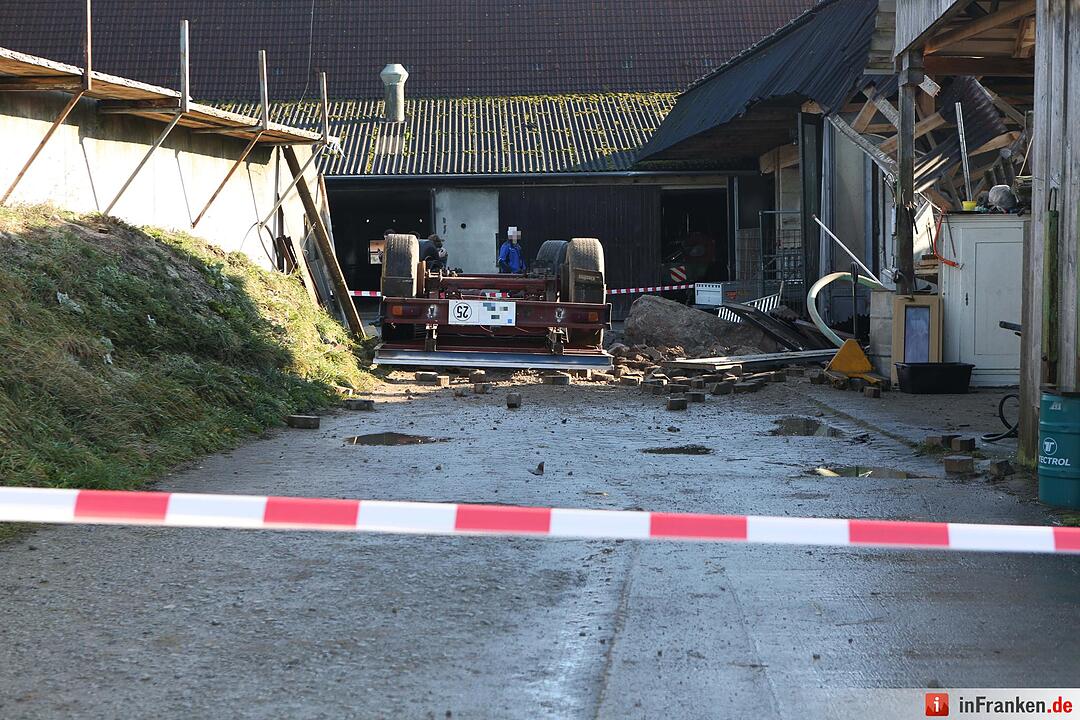 Explosion in Rinderzuchtbetrieb bei Herrieden