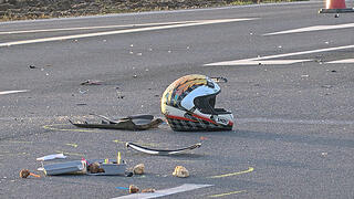 Verkehrsunfall auf der B19 in Unterfranken - 18-j&auml;hriger Motorradfahrer schwer verletzt