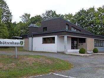 Das Schützenhaus der Schützengesellschaft Marktleugast an der Flurstraße. Foto: Klaus-Peter Wulf