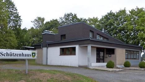 Das Schützenhaus der Schützengesellschaft Marktleugast an der Flurstraße. Foto: Klaus-Peter Wulf