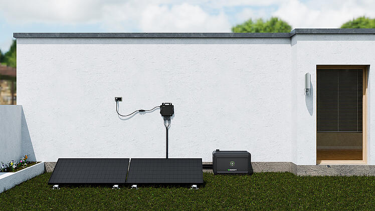 Dank der Schutzklasse IP67 ist der Growatt-Batteriespeicher gegen Staub und Starkregen geschützt, somit ist er auch für den Außeneinsatz geeignet.