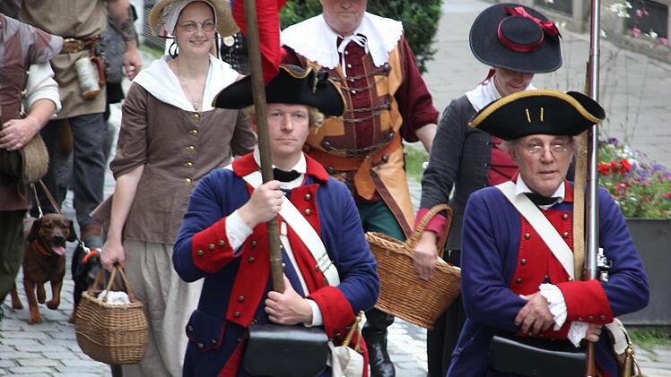 Historischer Festzug durch Kronach. Foto: Marco Meißner