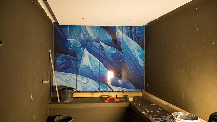 Die Optik des neuen Dampfbades ist bereits zu erahnen. Foto: Stadtwerke Bayreuth