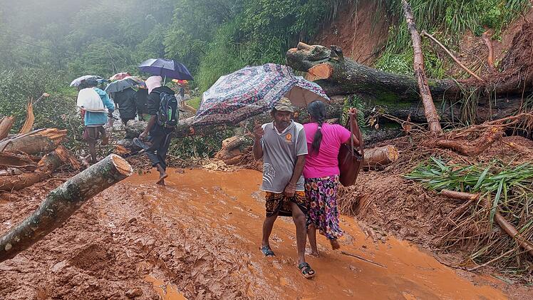 Unwetter in Sri Lanka