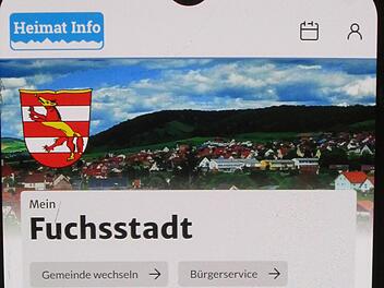 Mit der Gemeinde-App "Heimat-Info", die bereits online geschaltet ist, informiert Fuchsstadt über Termine, Aktionen und Veranstaltungen.