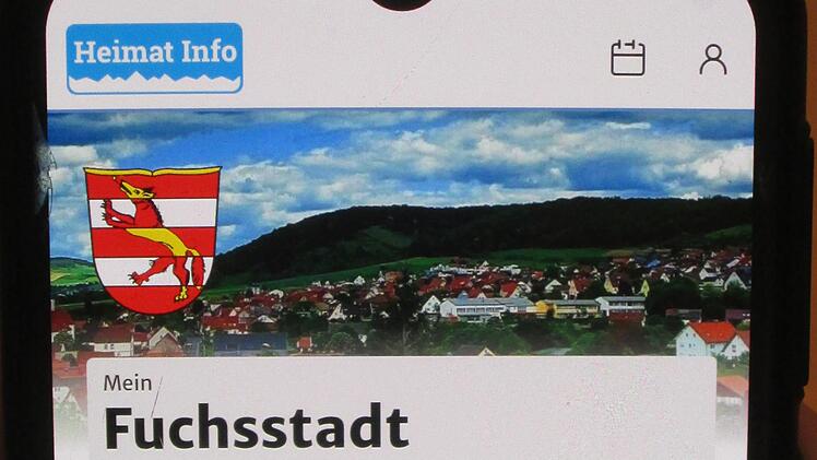 Mit der Gemeinde-App "Heimat-Info", die bereits online geschaltet ist, informiert Fuchsstadt über Termine, Aktionen und Veranstaltungen.