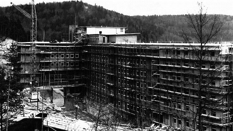 Diese Aufnahme wurde Ende der 1950er-Jahre gemacht, als das Klinikgebäude errichtet wurde.Archiv DRV