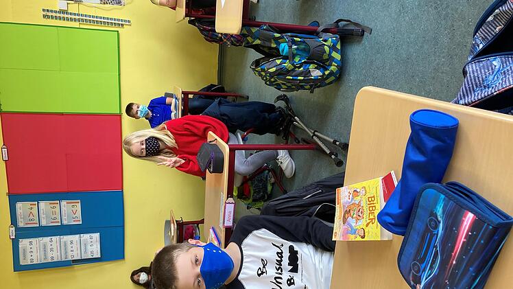 Anna war vor dem ersten Schultag am Montag total aufgeregt. Genau wie Sachar und Tom hat sie sich am meisten auf ihre Freunde gefreut.