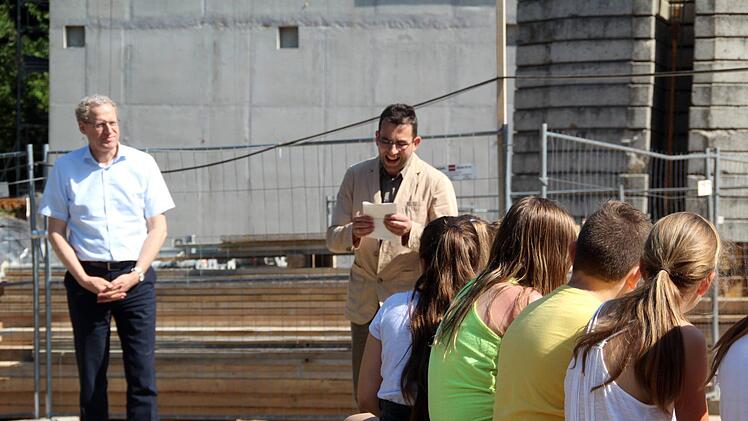 Am Erweiterungsbau der Carl-Platz-Schule wurde Richtfest gefeiert.  Foto: Richard Sänger