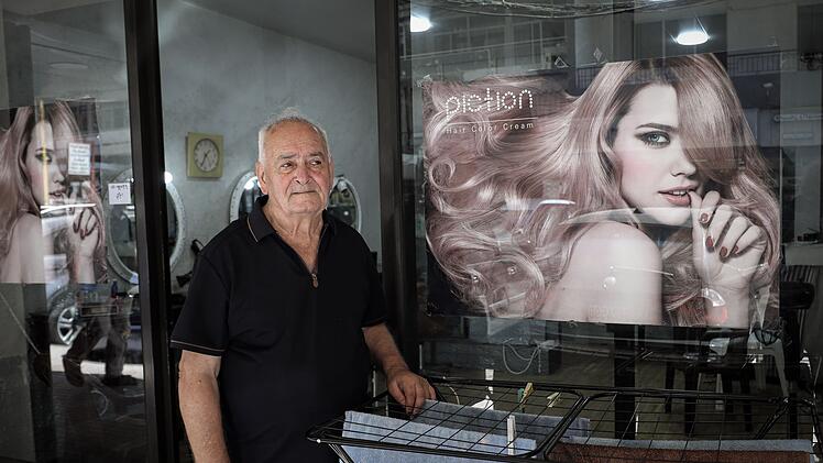 Libanesischer Friseur Elias Abboud