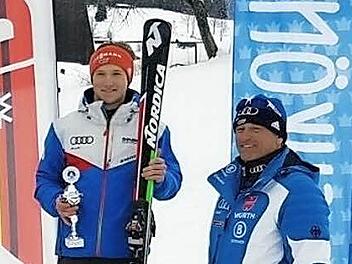Der Eppenreuther Jacob Schramm (links) mit Jugend-Bundestrainer Stephan Kurz.  Foto: privat