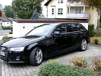Der schwarze Audi A4 Avant eines Kulmbachers wurde vor zwei Wochen im Wohngebiet Weiher geklaut. Ist die festgenommene polnische Bande auch für diesen Diebstahl verantwortlich? Foto: privat