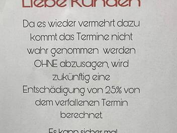 Kitzingen: Kunden ignorieren Termine ohne Absage - Friseurin fasst einen Entschluss Kitzingen: Kunden ignorieren Termine ohne Absage - Friseurin fasst einen Entschluss