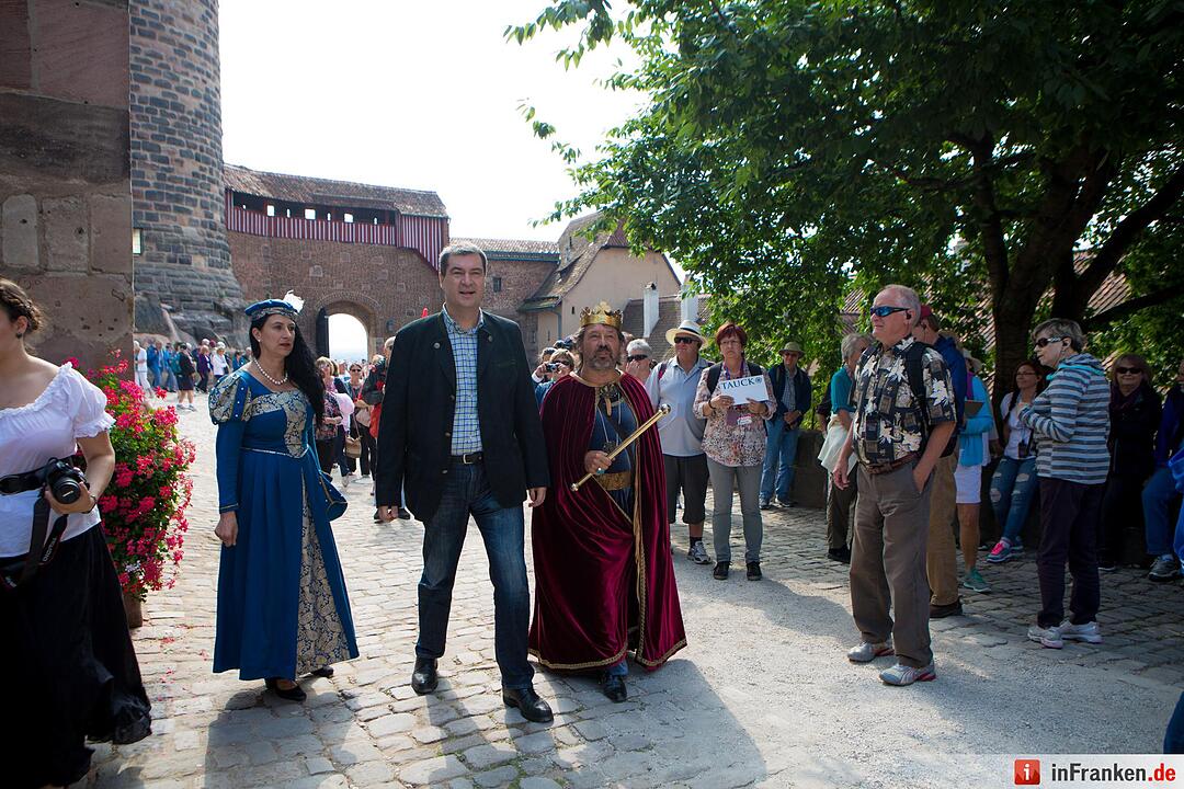 Burgfest auf der Kaiserburg in Nürnberg