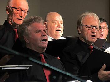 Unter der Leitung von Wolf-Dieter Bogner legten die MGV-Sänger Zeugnis ihrer Sangeskunst mit etlichen Liedern ab. Gerd Schaar
