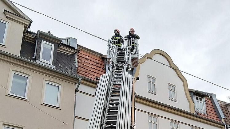 Feuerwehreinsatz am Oberen B&uuml;rgla&szlig; in CoburgFoto: Jochen Berger