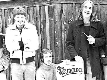Das Bild zeigt die Band 1977, von links: Kurt Schmitt, Michael Fahrmeier, Martin Tomaschewski, Detlef Mohr und Hans Joachim K&ouml;hnkow. Winfried Ehling