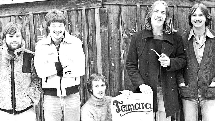 Das Bild zeigt die Band 1977, von links: Kurt Schmitt, Michael Fahrmeier, Martin Tomaschewski, Detlef Mohr und Hans Joachim K&ouml;hnkow. Winfried Ehling