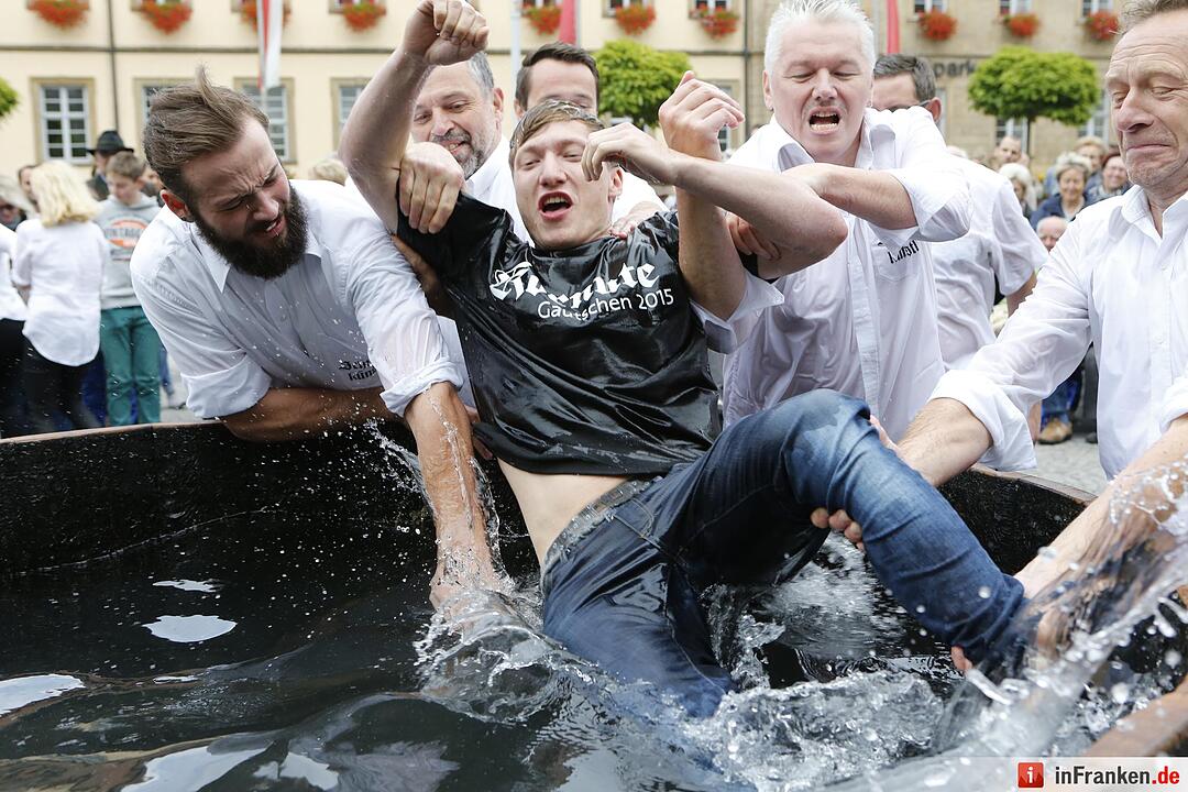 Gautschfeier 2015 der Mediengruppe Oberfranken in Bamberg