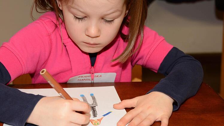 "Schule spielen" in der Theodor-Heublein-Grundschule Melkendorf  Foto: Dagmar Besand