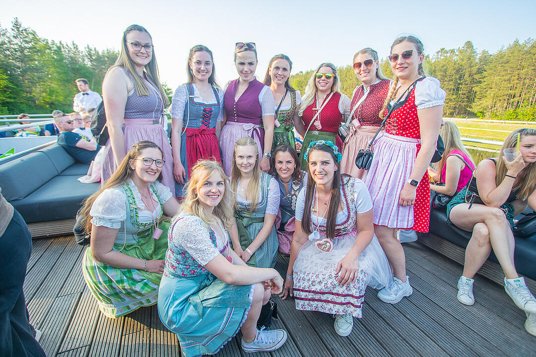 Auf drei Decks ging ordentlich die Post ab!