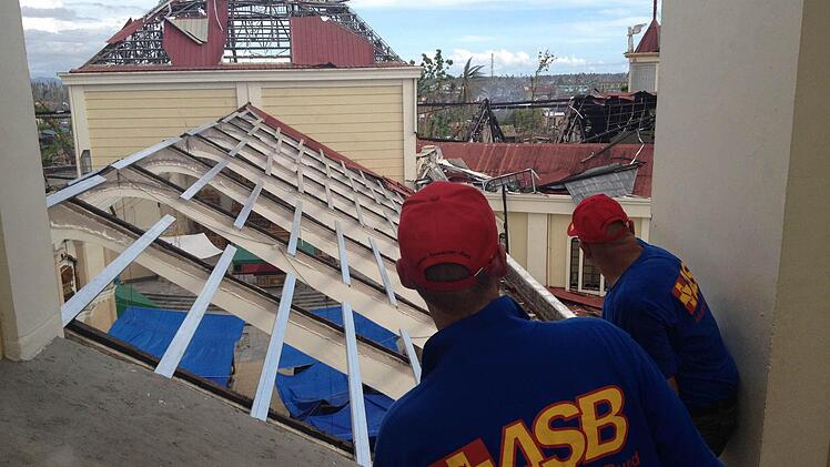 Sebastian Wetzels Einsatz auf den Philippinen.